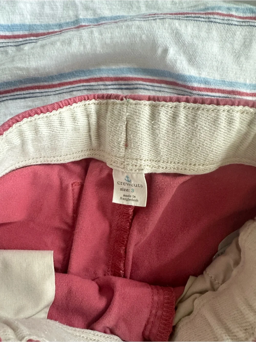 Janie and jack Boys Polo and Crewcuts Red Shorts Set - White, Blue, Red Stripes